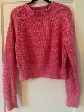 Free People Pink Crewneck Sweater